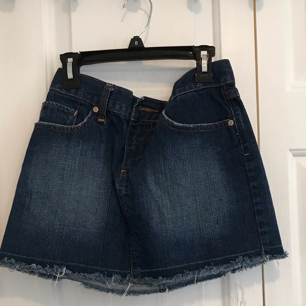 jean skirt